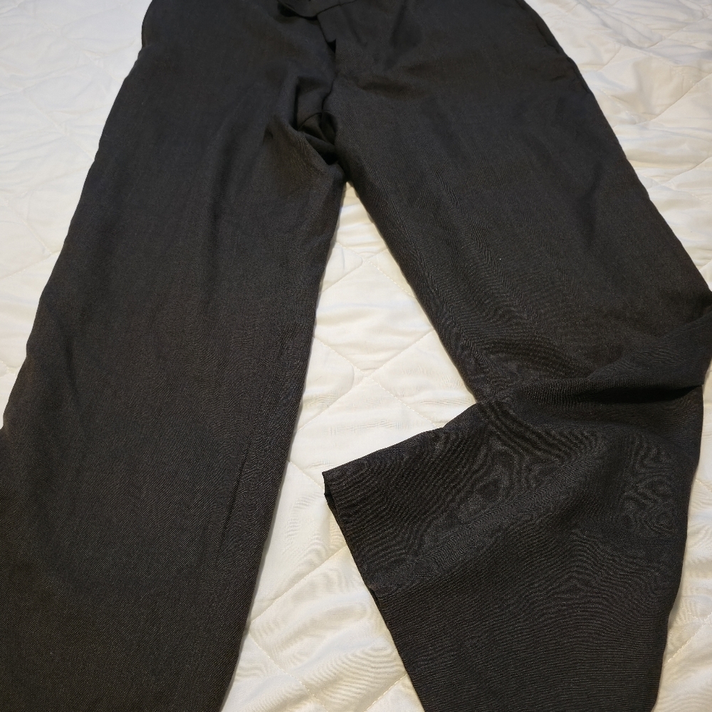 4/$25 Deal! Daniel Hechter Men's Charcoal   Wool Dress Pants
